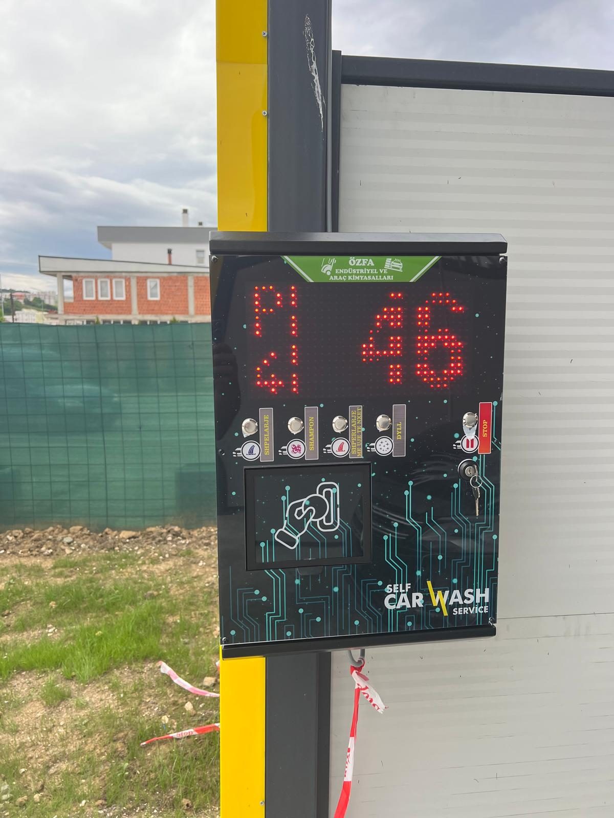 ÖZFA self-servis araç yıkama istasyonu — referans görseli 18