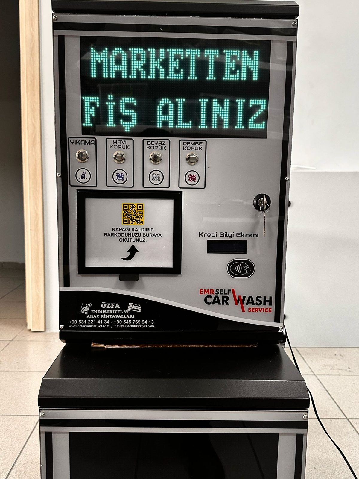 ÖZFA self-servis araç yıkama istasyonu — referans görseli 23
