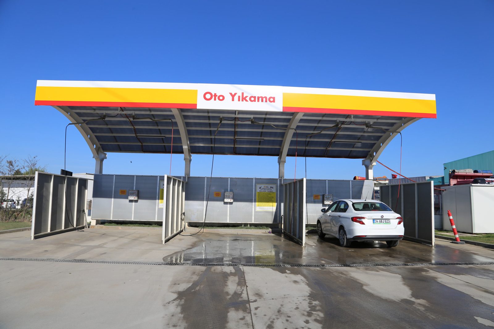 ÖZFA self-servis araç yıkama istasyonu — referans görseli 36