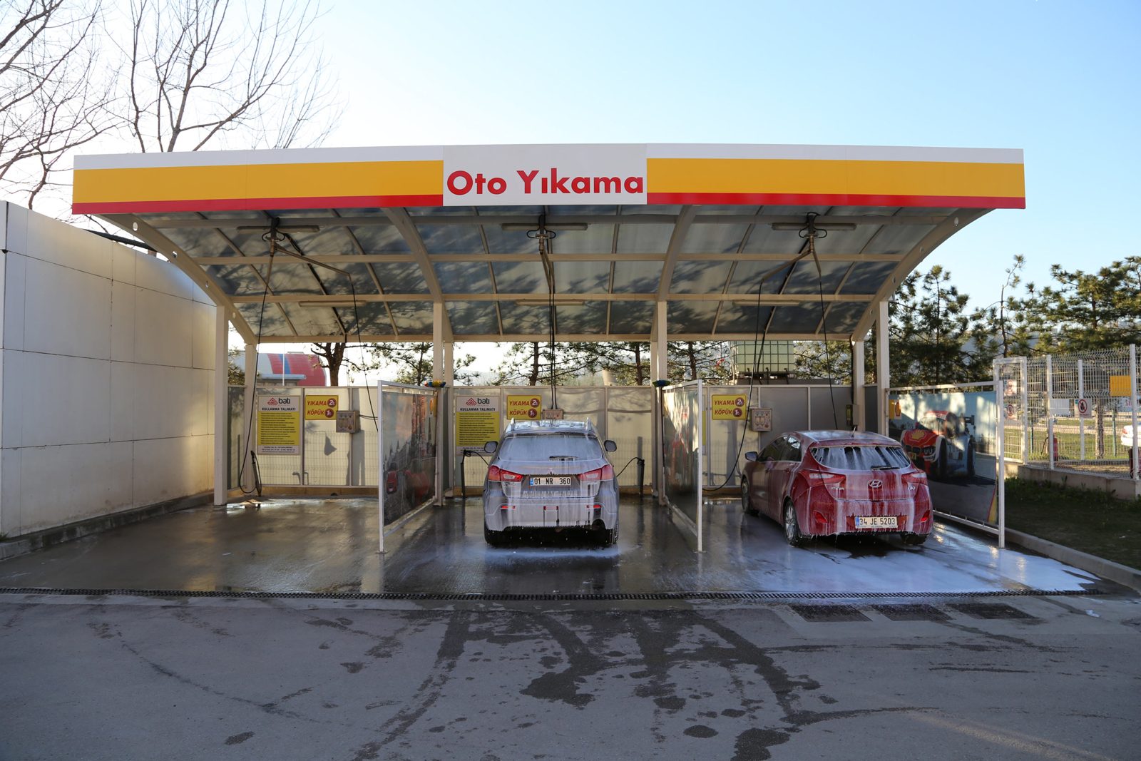 ÖZFA self-servis araç yıkama istasyonu — referans görseli 47