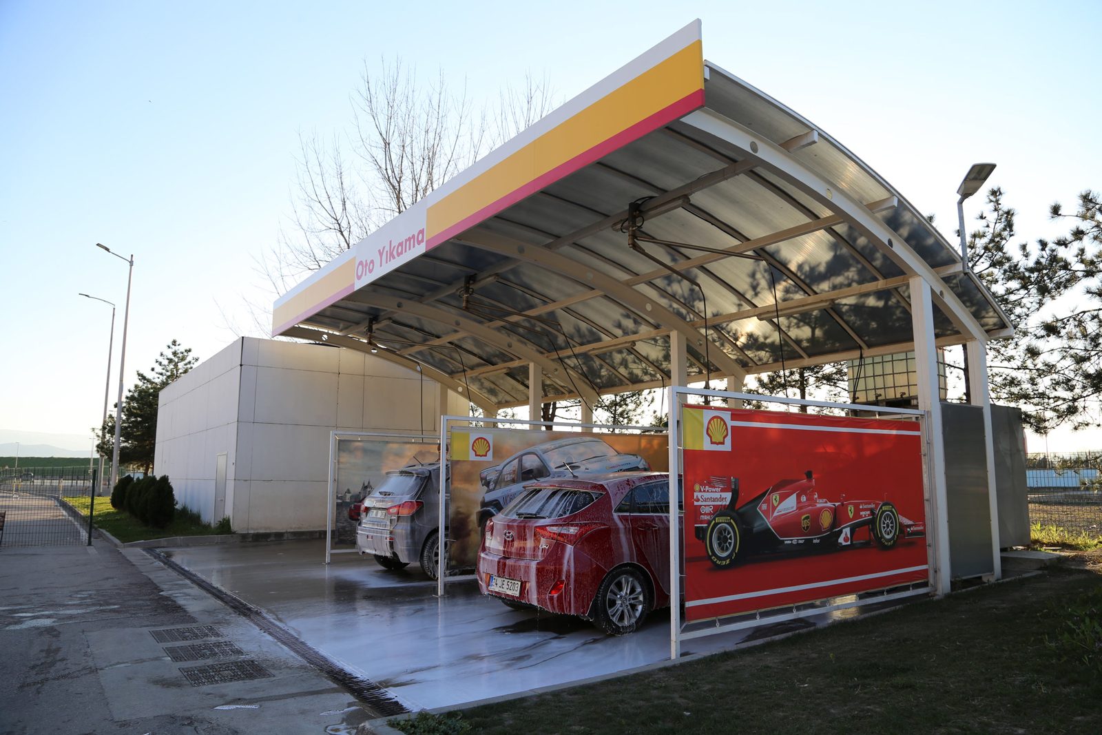 ÖZFA self-servis araç yıkama istasyonu — referans görseli 48