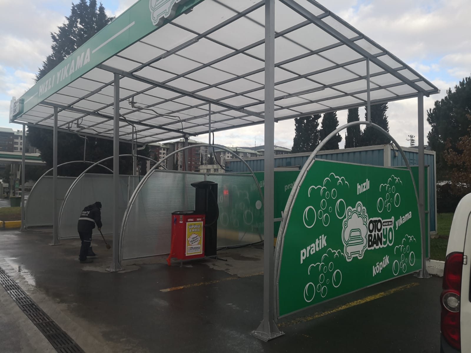 ÖZFA self-servis araç yıkama istasyonu — referans görseli 56