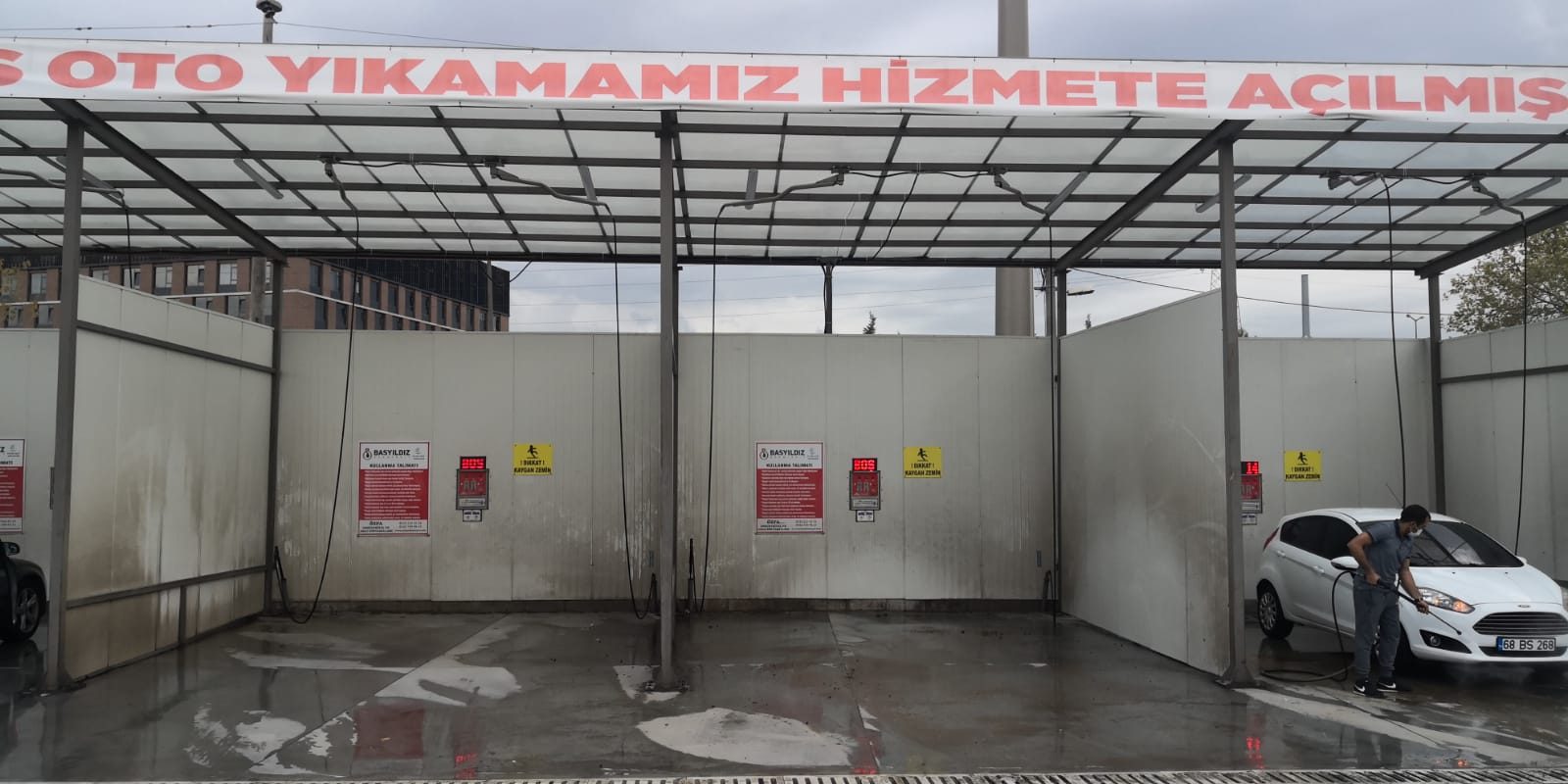 ÖZFA self-servis araç yıkama istasyonu — referans görseli 64