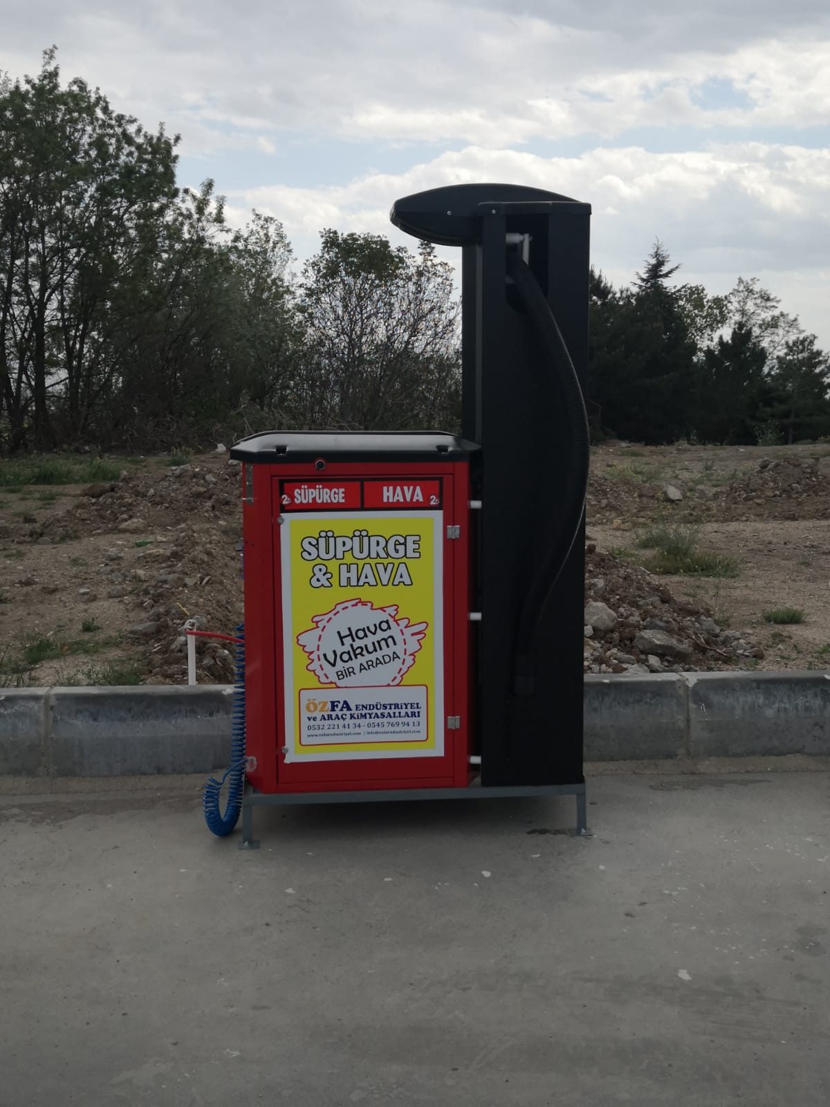 ÖZFA self-servis araç yıkama istasyonu — referans görseli 75
