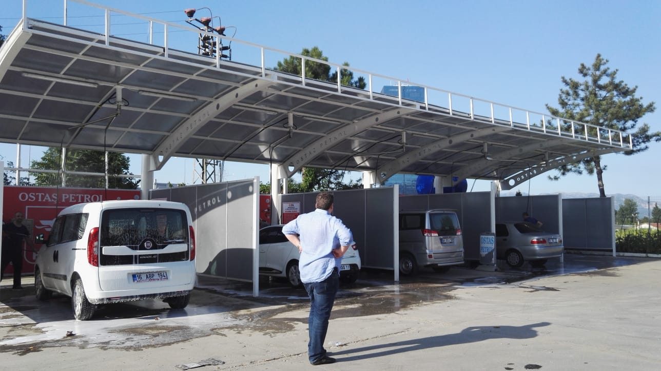 ÖZFA self-servis araç yıkama istasyonu — referans görseli 124
