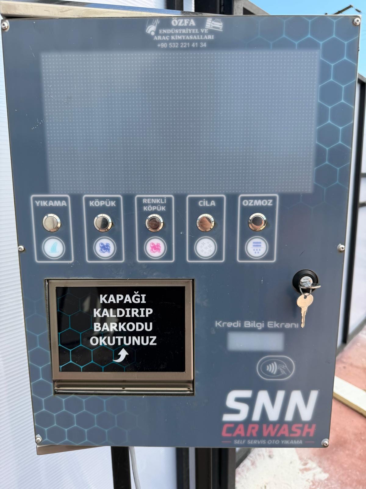 ÖZFA self-servis araç yıkama istasyonu — referans görseli 4